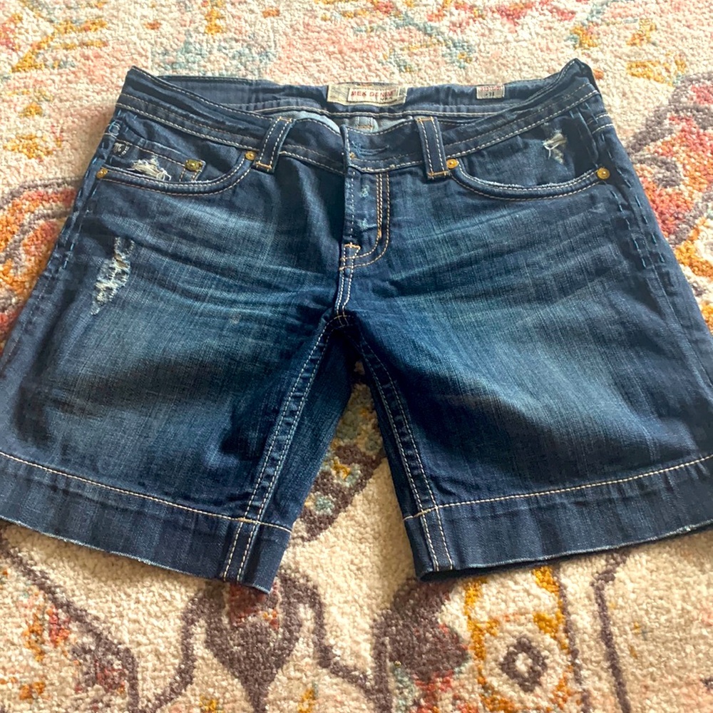 Mek denim Bermuda shorts